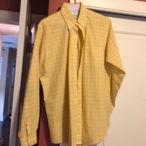 Yellow  Brooks Brothers men’s dress shirt